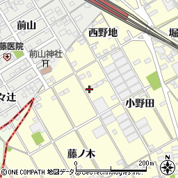 愛知県豊川市平井町小野田99周辺の地図