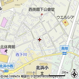 静岡県浜松市浜名区西美薗241周辺の地図