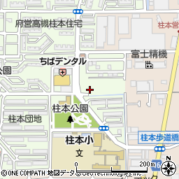 大阪府高槻市柱本新町13周辺の地図