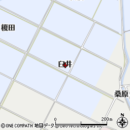 愛知県豊橋市下条東町臼井周辺の地図