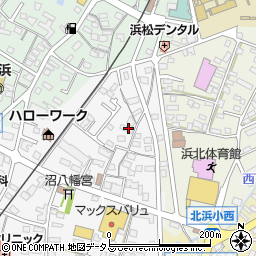 静岡県浜松市浜名区沼309-1周辺の地図