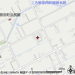 静岡県浜松市中央区根洗町1200周辺の地図