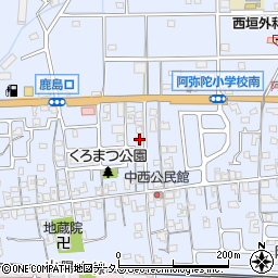 兵庫県高砂市阿弥陀町阿弥陀1065周辺の地図