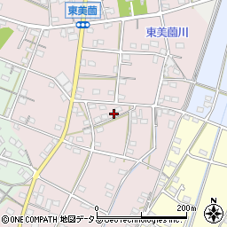 静岡県浜松市浜名区東美薗288周辺の地図