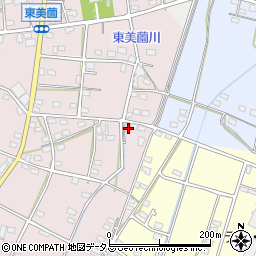 静岡県浜松市浜名区東美薗511周辺の地図