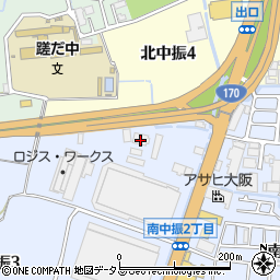 近畿道路メンテナンスセンター周辺の地図