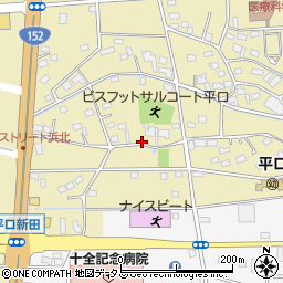 静岡県浜松市浜名区平口周辺の地図