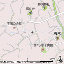 静岡県掛川市家代1668周辺の地図