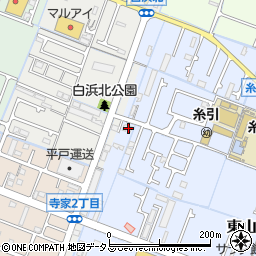 兵庫県姫路市東山148周辺の地図