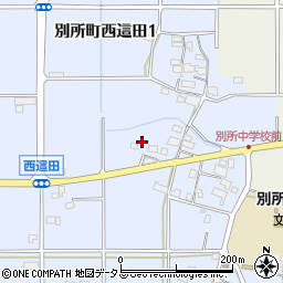 兵庫県三木市別所町西這田1丁目154周辺の地図