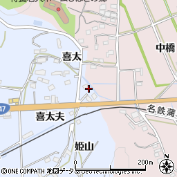 愛知県西尾市吉良町乙川喜太夫71周辺の地図