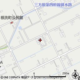 静岡県浜松市中央区根洗町1199周辺の地図