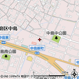 兵庫県姫路市飾磨区中島807周辺の地図