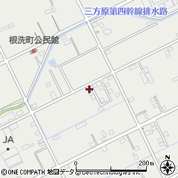 静岡県浜松市中央区根洗町1208周辺の地図