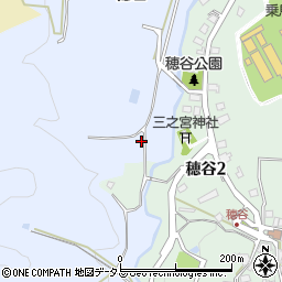 大阪府枚方市穂谷122周辺の地図