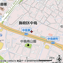 兵庫県姫路市飾磨区中島760周辺の地図