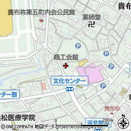 浜松市浜北高等技能開発校周辺の地図