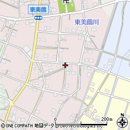 静岡県浜松市浜名区東美薗287周辺の地図