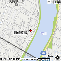 兵庫県姫路市飾磨区阿成渡場966周辺の地図