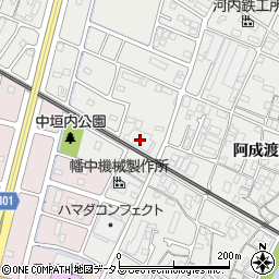 兵庫県姫路市飾磨区阿成渡場1111周辺の地図