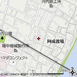 兵庫県姫路市飾磨区阿成渡場1091周辺の地図