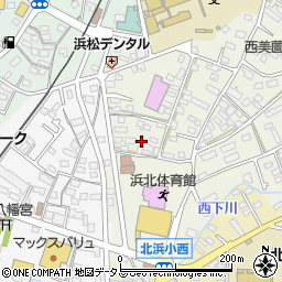 静岡県浜松市浜名区西美薗114周辺の地図
