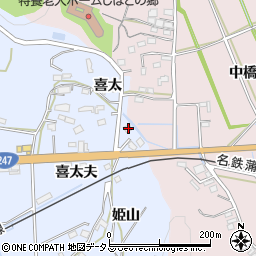 愛知県西尾市吉良町乙川喜太夫134周辺の地図