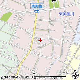 静岡県浜松市浜名区東美薗281周辺の地図