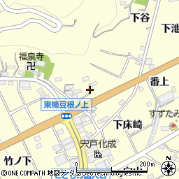 愛知県西尾市東幡豆町上床崎周辺の地図