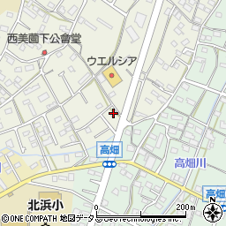 静岡県浜松市浜名区西美薗333周辺の地図