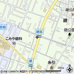 すき家姫路継店周辺の地図