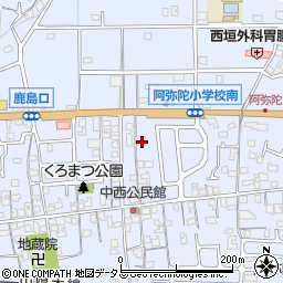 兵庫県高砂市阿弥陀町阿弥陀1533周辺の地図