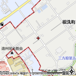 静岡県浜松市中央区根洗町627周辺の地図
