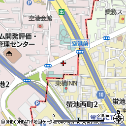ニッポンレンタカー大阪空港営業所周辺の地図