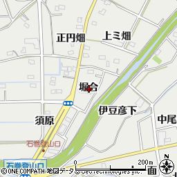 愛知県豊橋市石巻本町堀合周辺の地図