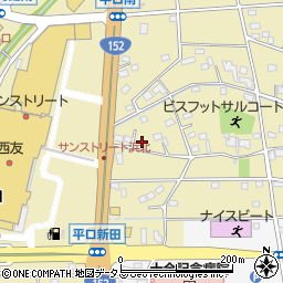 静岡県浜松市浜名区平口2508-3周辺の地図
