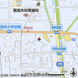 兵庫県高砂市阿弥陀町阿弥陀1214周辺の地図