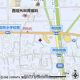 兵庫県高砂市阿弥陀町阿弥陀1213-7周辺の地図