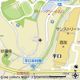 静岡県浜松市浜名区平口3080周辺の地図