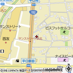 静岡県浜松市浜名区平口2506周辺の地図