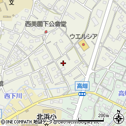 静岡県浜松市浜名区西美薗321周辺の地図
