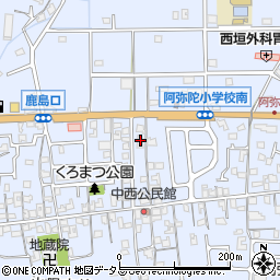 兵庫県高砂市阿弥陀町阿弥陀1422周辺の地図