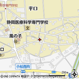 静岡県浜松市浜名区平口1989周辺の地図