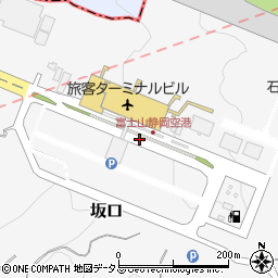 静岡空港（富士山静岡空港）ターミナル国際線到着口周辺の地図