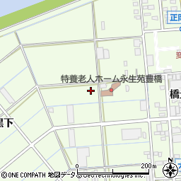 愛知県豊橋市大村町花次周辺の地図