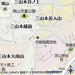 京都府京田辺市三山木善入山4-6周辺の地図