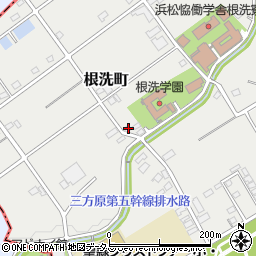 静岡県浜松市中央区根洗町665周辺の地図