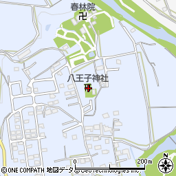 八王子神社周辺の地図