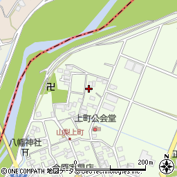 静岡県袋井市上山梨1287周辺の地図