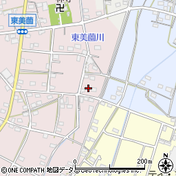 静岡県浜松市浜名区東美薗516-4周辺の地図